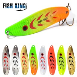 NGB 1PC 18g 28g Spinner Fishing Lure Metal Bait Spoon Fishing Tackle Vissen Pesca Sequin Paillette Single Hooks