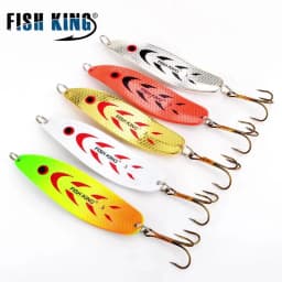 NGB 1PC 18g 28g Spinner Fishing Lure Metal Bait Spoon Fishing Tackle Vissen Pesca Sequin Paillette Single Hooks