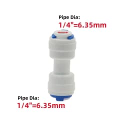 1pcs RO Water Hose Connection Straight Elbow Tee Cross 1/4" 3/8" Coupling Plastic Quick Pipe Fitting Reverse Osmosis Connector