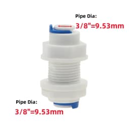 1pcs RO Water Hose Connection Straight Elbow Tee Cross 1/4" 3/8" Coupling Plastic Quick Pipe Fitting Reverse Osmosis Connector