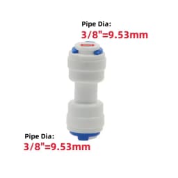 1pcs RO Water Hose Connection Straight Elbow Tee Cross 1/4" 3/8" Coupling Plastic Quick Pipe Fitting Reverse Osmosis Connector