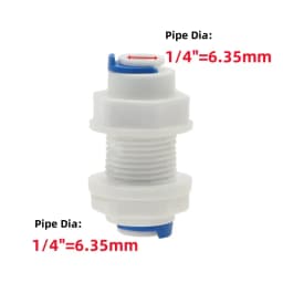 1pcs RO Water Hose Connection Straight Elbow Tee Cross 1/4" 3/8" Coupling Plastic Quick Pipe Fitting Reverse Osmosis Connector