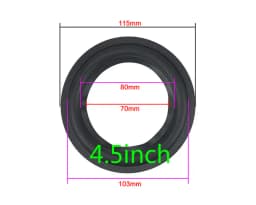 New size Speaker Rubber Surround Suspension Repair Accessories for 2 inch 2.5inch 3.5 inch 4inch 4.5 inch 5.25 inch 6.5inch 8"