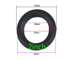 New size Speaker Rubber Surround Suspension Repair Accessories for 2 inch 2.5inch 3.5 inch 4inch 4.5 inch 5.25 inch 6.5inch 8"
