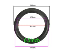New size Speaker Rubber Surround Suspension Repair Accessories for 2 inch 2.5inch 3.5 inch 4inch 4.5 inch 5.25 inch 6.5inch 8"