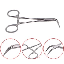 1pcs Stainless Steel Dental Residual root tweezers for Tooth pieces remove and Minimally invasive clip tooth 2 Type