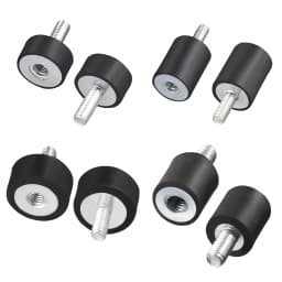 2pcs M4 M5 M6 M8 Male To Female Thread Rubber Shock Absorber Crash Pad Damper Anti Vibration Isolation Mount for Welding Machine