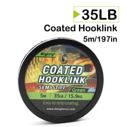 1PC 5m Carp Fishing Line Hook Link Carp Coated Hooklink Braid Line for Hair Rig 15IB 25IB 35IB Carp Coarse Fishing Tackle