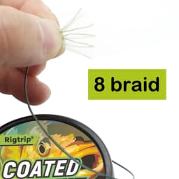 1PC 5m Carp Fishing Line Hook Link Carp Coated Hooklink Braid Line for Hair Rig 15IB 25IB 35IB Carp Coarse Fishing Tackle