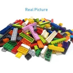 40pcs Building Blocks DIY thick 2x4 Dots 16Color Bricks Size Compatible With 3002 kids toys Educational for children
