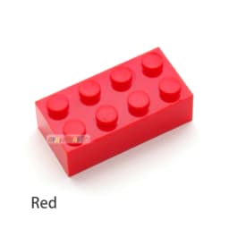 40pcs Building Blocks DIY thick 2x4 Dots 16Color Bricks Size Compatible With 3002 kids toys Educational for children