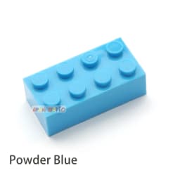 40pcs Building Blocks DIY thick 2x4 Dots 16Color Bricks Size Compatible With 3002 kids toys Educational for children