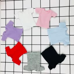 1PCS Blyth Clothes White/Pink/Red/Gray/Black Short Classic T-Shirt for Momoko, Obistu, Licca , FR 1/6 Doll