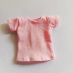 1PCS Blyth Clothes White/Pink/Red/Gray/Black Short Classic T-Shirt for Momoko, Obistu, Licca , FR 1/6 Doll