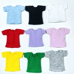 1PCS Blyth Clothes White/Pink/Red/Gray/Black Short Classic T-Shirt for Momoko, Obistu, Licca , FR 1/6 Doll