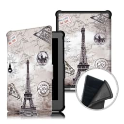 Auto Sleep/Wake 6 inch E-book Reader Case Shockproof Ultra Slim Funda Soft PU Leather Smart Folio Cover for KoBo Clara HD 2018
