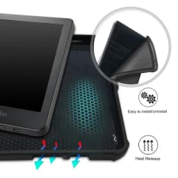 Auto Sleep/Wake 6 inch E-book Reader Case Shockproof Ultra Slim Funda Soft PU Leather Smart Folio Cover for KoBo Clara HD 2018