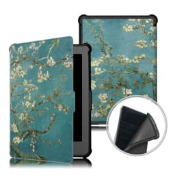 Auto Sleep/Wake 6 inch E-book Reader Case Shockproof Ultra Slim Funda Soft PU Leather Smart Folio Cover for KoBo Clara HD 2018