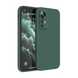Luxury Cover for Xiaomi Mi 12 12S 12T Pro 12X Ultra Soft Square Liquid Silicone Mi 12 lite 5G Thin Lens Protection Square Case