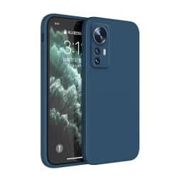Luxury Cover for Xiaomi Mi 12 12S 12T Pro 12X Ultra Soft Square Liquid Silicone Mi 12 lite 5G Thin Lens Protection Square Case