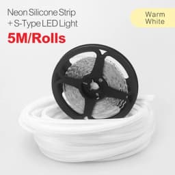 6/8mm 5M/Rolls DIY Separate Silicone Neon Strip 120Leds S-Bendable Newly Flexible Led Tape For LED Neon Sign Waterproof IP67