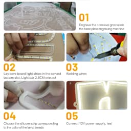 6/8mm 5M/Rolls DIY Separate Silicone Neon Strip 120Leds S-Bendable Newly Flexible Led Tape For LED Neon Sign Waterproof IP67