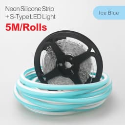 6/8mm 5M/Rolls DIY Separate Silicone Neon Strip 120Leds S-Bendable Newly Flexible Led Tape For LED Neon Sign Waterproof IP67