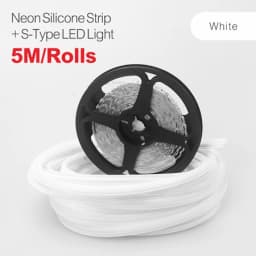 6/8mm 5M/Rolls DIY Separate Silicone Neon Strip 120Leds S-Bendable Newly Flexible Led Tape For LED Neon Sign Waterproof IP67