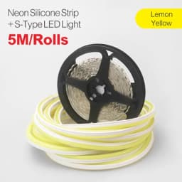 6/8mm 5M/Rolls DIY Separate Silicone Neon Strip 120Leds S-Bendable Newly Flexible Led Tape For LED Neon Sign Waterproof IP67