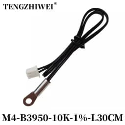 NTC Temperature Sensor Temperature Measurement Thermistor 10K B3950 1% M3M4M5M6M8M10 Inverter Fan Wire Ear Fixed Probe
