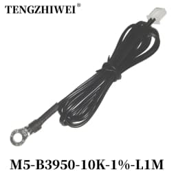 NTC Temperature Sensor Temperature Measurement Thermistor 10K B3950 1% M3M4M5M6M8M10 Inverter Fan Wire Ear Fixed Probe