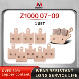 Mrrangt Motorcycle Metal sintering brake pad fit for Kawasaki NINJA250/300/400 Z250 Z300 NINJA400 Z800 Z900 Z900RS Z1000 Z1000R