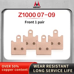 Mrrangt Motorcycle Metal sintering brake pad fit for Kawasaki NINJA250/300/400 Z250 Z300 NINJA400 Z800 Z900 Z900RS Z1000 Z1000R