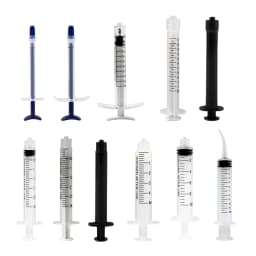Dental Syringe Dentist Delivery Syringe Plastic Irrigation Syringe Dentristriy Material for Etching Gels paste composite sealer