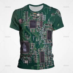 3D Motherboard CPU Processor Line Circuit Board Printing Tees Fashion Streetwear Graphic T-shirts Men Women Summer New T Shirt