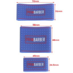3Pcs/set Barber Clipper Grip Bands Silicone Non-slip Sleeve 3 Sizes Hair Trimmer Anti-slip Ring