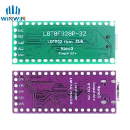 LGT8F328P-LQFP32 MiniEVB TYPE-C MICRO USB Compatible With ATMEGA328 Nano V3.0 LGT8F328P CH9340C / HT42B534-1 SOP16 For Arduino