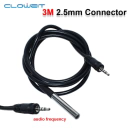 DS18b20 Stainless Steel Waterproof 1/2/3m Thread Temperature Probe Temperature Sensor 18B20 Cable For Arduino