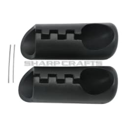 Motorcycle 32mm 1-1/4" Engine Guard Bar Rubber Pegs For Harley Softail Sportster Road King Touring Honda Yamaha Suzuki Kawasaki
