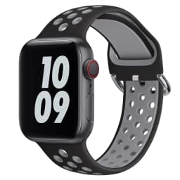 Silicone Breathable Strap for Apple Watch 7 8 45mm 41mm 40 44 38 42mm for Nike Sport Band iWatch Serie SE 6 Ultra 49mm Bracelet