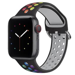Silicone Breathable Strap for Apple Watch 7 8 45mm 41mm 40 44 38 42mm for Nike Sport Band iWatch Serie SE 6 Ultra 49mm Bracelet