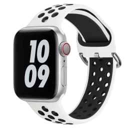Silicone Breathable Strap for Apple Watch 7 8 45mm 41mm 40 44 38 42mm for Nike Sport Band iWatch Serie SE 6 Ultra 49mm Bracelet