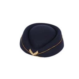 Stewardess Hat Lady Cap Beret Hat Front Desk Ceremonial Hat Snare Drum B British Stage Performance Hat