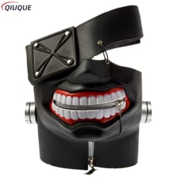 Kaneki Ken Mask Cosplay Props Men Women Halloween Party 3D Masks Anime Accessories