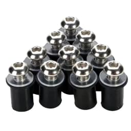M5*16 5mm  Motorcycle Windscreen Screws Windshield Bolts Fairing Mountings Kits For Honda CBR 600 F4i CBR1000RR CB400 VFR800