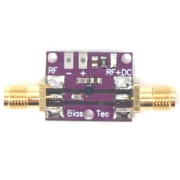 DykbRadio Bias Tee 10MHz -6GHz RF Biaser DC Blocker Coaxial Feed for HAM Radio RTL SDR LNA Low Noise Wideband Amplifier