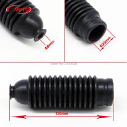 Gear Rack and Pinion Bellows Kit Rubber Gear Boot Cover Fit For Steering Gear Rack and Pinion UTV ATV Buggy Go Kart Golf Bike
