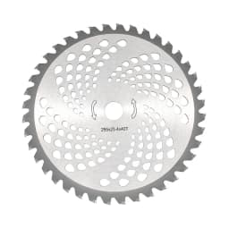 Garden Power Tool Brush Cutter Accessories 1 Inch Aperture and 10 Inch Outer Diameter 40 Teeth Alloy Brushcutter Blade