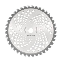 Garden Power Tool Brush Cutter Accessories 1 Inch Aperture and 10 Inch Outer Diameter 40 Teeth Alloy Brushcutter Blade