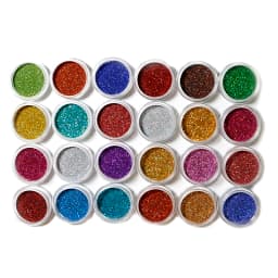 24 Boxes 3D Flocking Velvet Powder Villus Powder for Nail Art Decoration Nail Art Glitter Velvet Flocking Powder 2.5ml/Box BPB11